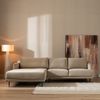 Bronx71 Ecksofa Denver Samt beige links Bild 4