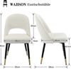 WAHSON OFFICE CHAIRS Esszimmerstuhl Samt 2er Set Seitenstühle Küchenstühle Bild 4