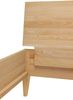 Metallfreies breites Bett aus Buchenholz konische Füße 120x200 mit wählbaren Zubehör V-60.94-12Rollrost inkl. Bild 5