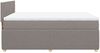 vidaXL Boxspringbett mit Matratze Taupe 140x200 cm Stoff 3287483 Bild 5
