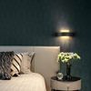 ZMH 2ER LED Wandleuchte Warmweiß Innen Wandlampe Wohnzimmer 6W aus Acryl Modern Bettlampe Nachtlampe 23.5cm in Schwarz und Weiß für Schlafzimmer Wohnzimmer Arbeitszimmer Treppenhaus Bild 3
