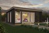 Lasita Maja Gartenhaus Japan Gartenhaus aus Holz Holzhaus mit 44 mm Wandstärke Blockbohlenhaus mit Montagematerial Bild 3