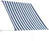 vidaXL Einziehbare Markise 150×150 cm Blau und Weiß 143746 Bild 4