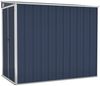 vidaXL Anbauschuppen Anthrazit 118x194x178 cm Verzinkter Stahl 316223 Bild 2