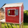 HOME DELUXE Spielpark inkl. Schaukel und Rutsche WUNDERLAND Rot - 555 x 340 cm Bild 4
