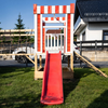 HOME DELUXE Spielpark inkl. Schaukel und Rutsche WUNDERLAND Rot - 555 x 340 cm Bild 3