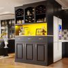 Küchenschrank aus MDF mit LED-Beleuchtung & 3 Schubladen, 120 x 40 x 180 cm, schwarz Bild 2