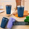 CS COSDDI Isolierbecher Edelstahl Travel Mug 380ml Navyblue Bild 3