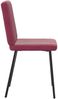 vidaXL Esszimmerstühle 4 Stk. Weinrot Samt 3315291 Bild 5