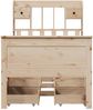 vidaXL Massivholzbett mit Regal ohne Matratze 90x190 cm Kiefer 3308942 Bild 4