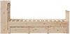 vidaXL Massivholzbett mit Regal ohne Matratze 90x190 cm Kiefer 3308942 Bild 5