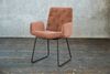 KAWOLA Stuhl NEW CHARME Esszimmersessel Cord rost 87 x 66 x 59 cm Bild 2