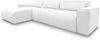 AX LIVING Wohnlandschaft mit Schlaffunktion Ruyam Perlweiß Sofa L Bild 3