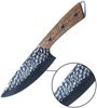 Kleines sehr schönes Kochmesser Hammerschlag Optik Ein Universalmesser handlich und scharf mit Holzscheide Bild 4