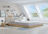 Futonbett 160x200 platzsparend extra niedriges Loftbett Esche lackiert V-60.47E-16Rollrost inkl. Bild 5