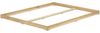 Futonbett 160x200 platzsparend extra niedriges Loftbett Esche lackiert V-60.47E-16Rollrost inkl. Bild 2