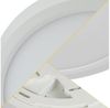 ZMH LED Deckenleuchte Modern 22/30 CM Schwarz&Weiß Deckenlampe für Wohnzimmer Flur Dimmbar, Hochwertige Design, LED fest integriert, Neutralweiß, Weiß Nicht Dimmbar Bild 4