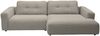 KAWOLA Sofa MIKA Ecksofa Cord steingrau Longchair rechts 86 x 167 x 276 cm Bild 4