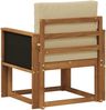 vidaXL Outdoor Mittelsofa Massivholz Akazie Natur 3438822 Bild 5