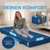 Bestschlaf Klappmatratze, 15 cm hoch, waschbar, geeignet für Hausstauballergiker, Blau, 15 x 195 x 75 cm Bild 2