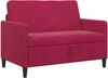 vidaXL Sofa mit Stauraum Weinrot 122 x 78 x 87 cm Polyester 42036910 Bild 2