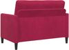 vidaXL Sofa mit Stauraum Weinrot 122 x 78 x 87 cm Polyester 42036910 Bild 5
