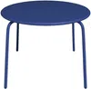 Vente-unique - MIRMANDE Garden dining set Metall Blau - B 110 cm x H 74 cm x L 110 cm Bild 3