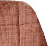2er-Set Esszimmerstuhl HWC-A60, Küchenstuhl Stuhl Drehstuhl, Stahl FSC® Stoff/Textil Chenille (465g/m²) ~ terrakotta Bild 5