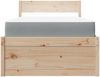 vidaXL Bett mit Schubladen und Matratze 90x190 Massivholz Kiefer 3281919 Bild 4