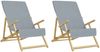 vidaXL Strandtücher 2 Stk. Grau 60x135 cm Stoff 400 GSM 362671 Bild 4