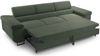 Selsey 'Capurso' Schlafsofa mit verstellbaren Kopfstützen und Stauraum, Cord, Olivgrün Bild 3