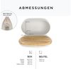 LARS NYSØM Brotkasten Ægte, (1-tlg), Brotkasten mit Schneidebrett-Deckel aus Bambus Bild 4