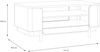 Couchtisch Venedig / Vodol, Beige, 115 x 49 x 55 cm Bild 4