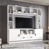 Merax Wohnwand Wohnwand-set TV-Board-set, (1-St), Wohnzimmermöbel-Set mit 2 Schränken, 2 Schubladen und 11 Fächern Bild 3