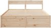 vidaXL Massivholzbett ohne Matratze 140x200 cm Kiefernholz 3282348 Bild 4