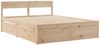 vidaXL Massivholzbett ohne Matratze 140x200 cm Kiefernholz 3282348 Bild 3