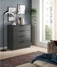Home affaire Kommode SKARDE, Breite 74 cm, 4 Schubkästen, viel Stauraum (in verschiedenen Farben und Breiten erhältlich, individuell einsetzbar), Sideboard, Anrichte, Schubkastenkommode, Schrank Bild 2