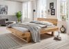 Home affaire Massivholzbett Ultima Balkenbett Doppelbett, Füße mit Kufenform, FSC®-zertifizierte Wildeiche oder Fichte, viele Breiten zur Auswahl Bild 3