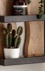 Wandregal 30x80x10 cm Massivholz Metall Hängeregal Regal Industrial Bild 5