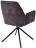 Esszimmerstuhl Oslo / Ottawa, Metall, Polyester, Anthrazit, 60 x 89 x 64 cm Bild 4