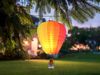 2er Set Deko Solarleuchten mit buntem Heißluftballon & Bär im Korb, Höhe 44cm Bild 3