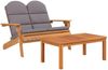 vidaXL 2-tlg. Garten-Lounge-Set Adirondack Massivholz Akazie 360043 Bild 2