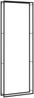vidaXL Brennholzregal Mattschwarz 110x28x312 cm Stahl 350312 Bild 2