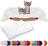 Haustierdecke Katzendecke Kuscheldecke Tierdecke , angenehm und super weich in vielen verschiedenen Farben erhältlich (70x100 cm / weiß - creme) Bild 2