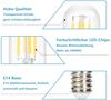 ZMH 4er pack E14 LED Kaltweiß Glühbirnen Vintage - T25 LED Leuchtmittel Lampe 6000K Birnen 4W Energiesparlampe Light Bulbs Edison Glühlampen Filament Dunstabzugshaube Glas 360° Abstrahlwinkel Bild 3
