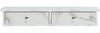 Wandregal Geeste 60x15x10 cm mit 2 Schubladen Marmoroptik, weiß [en. casa] Bild 5