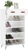 vidaXL Schuhschrank Hochglanz-Weiß 60x35x105 cm Holzwerkstoff 829582 Bild 4