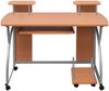 Computertisch, Holzwerkstoff, Braun, 110 x 52 x 88,5 cm Bild 2