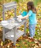 roba Matschküche 'Midi' - Kinder-Outdoor-Gartenküche für Wasser & Sand - wetterfest - Massivholz - Grau Bild 2