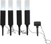 Näve Solar-Gartenleuchte LED mit Dämmerungssensor Merle 26 cm schwarz 4er Set Bild 5